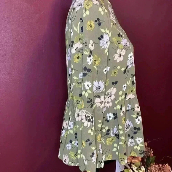 Madewell NWT Women’s XS Floral Baby Doll Style Blouse - Picture 5 of 10